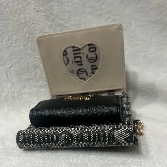 Juicy Couture strawberry wallet beige and black - Picture 8 of 10